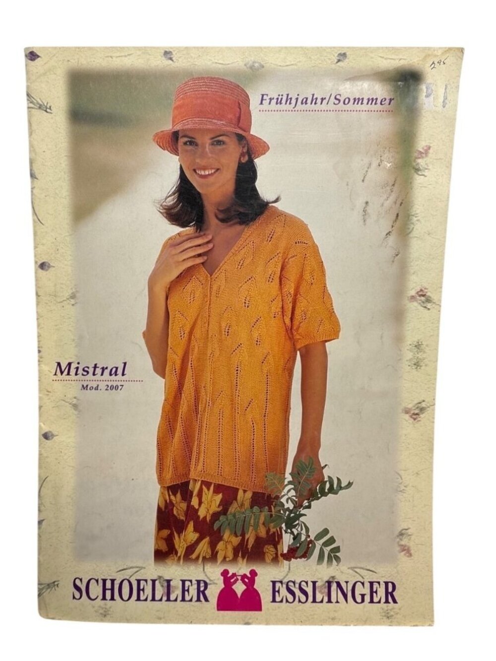 Knitting Pattern Booklet Sweaters Spring Summer Collection 1997 Schoeller Esslin